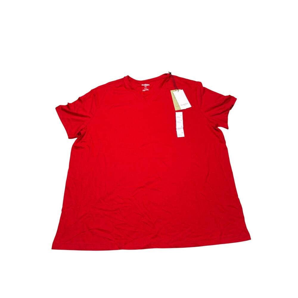 Goodfellow & Co Red V Neck T Shirt XL Men's Standard Fit Everyday Wear NWT
